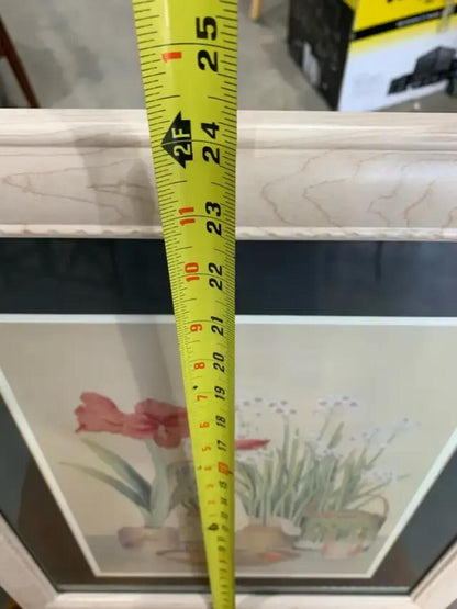 Vintage Framed Floral Print