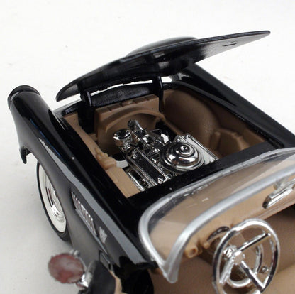 Hertz Limited Edition 1956 Ford Thunderbird Black Convertible 1:24 Scale Model