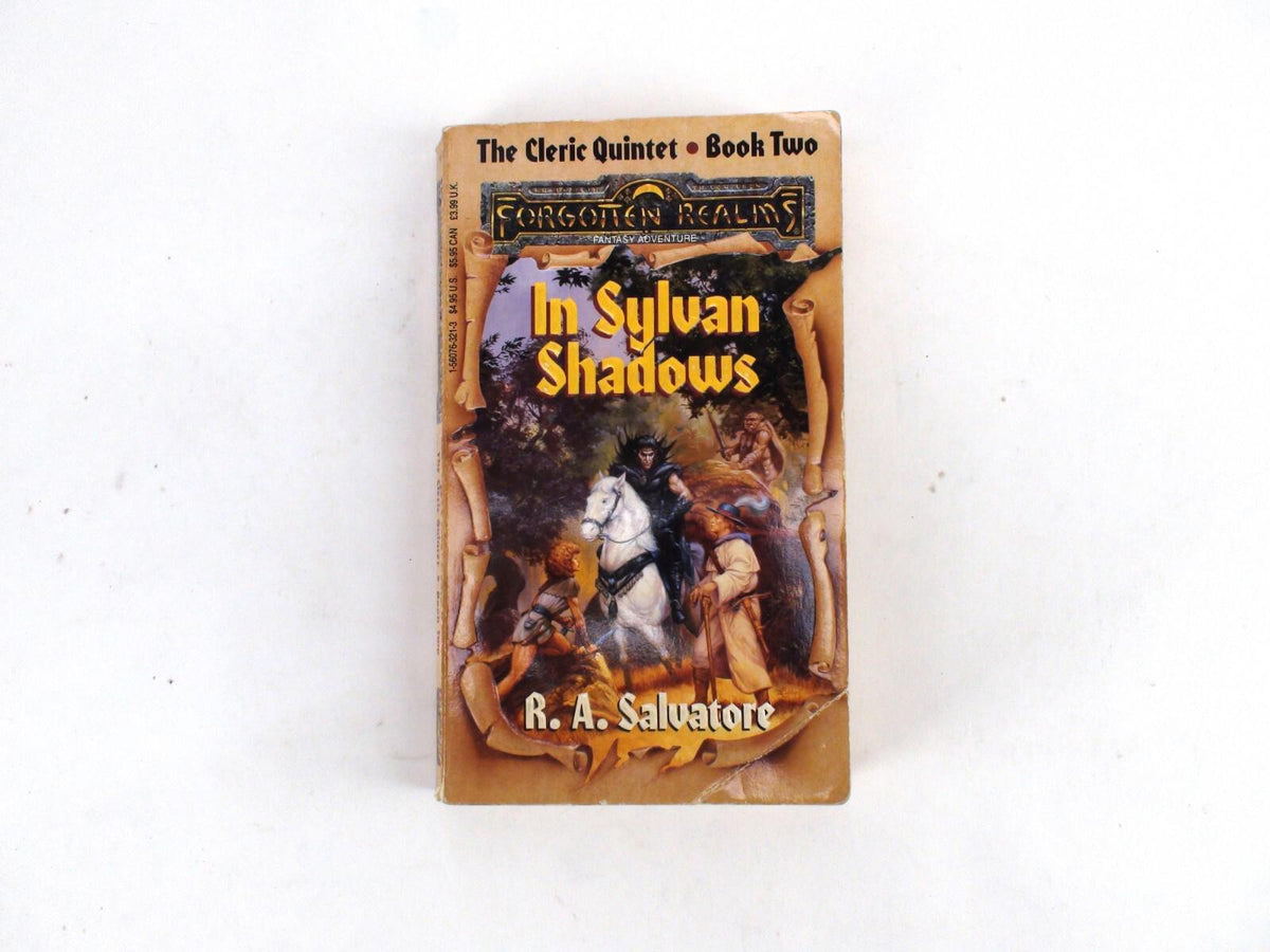 TSR Forgotten Realms Paperback, In Sylvan Shadows R.A. Salvatore, Book Two