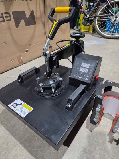 6in1 Swing Away Heat Press Machine 110V Multifunctional Sublimation Machine