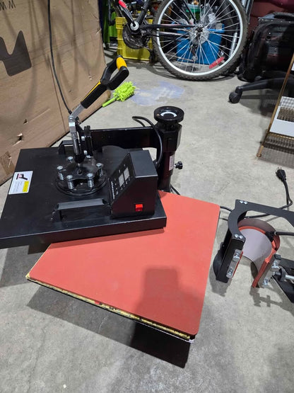 6in1 Swing Away Heat Press Machine 110V Multifunctional Sublimation Machine