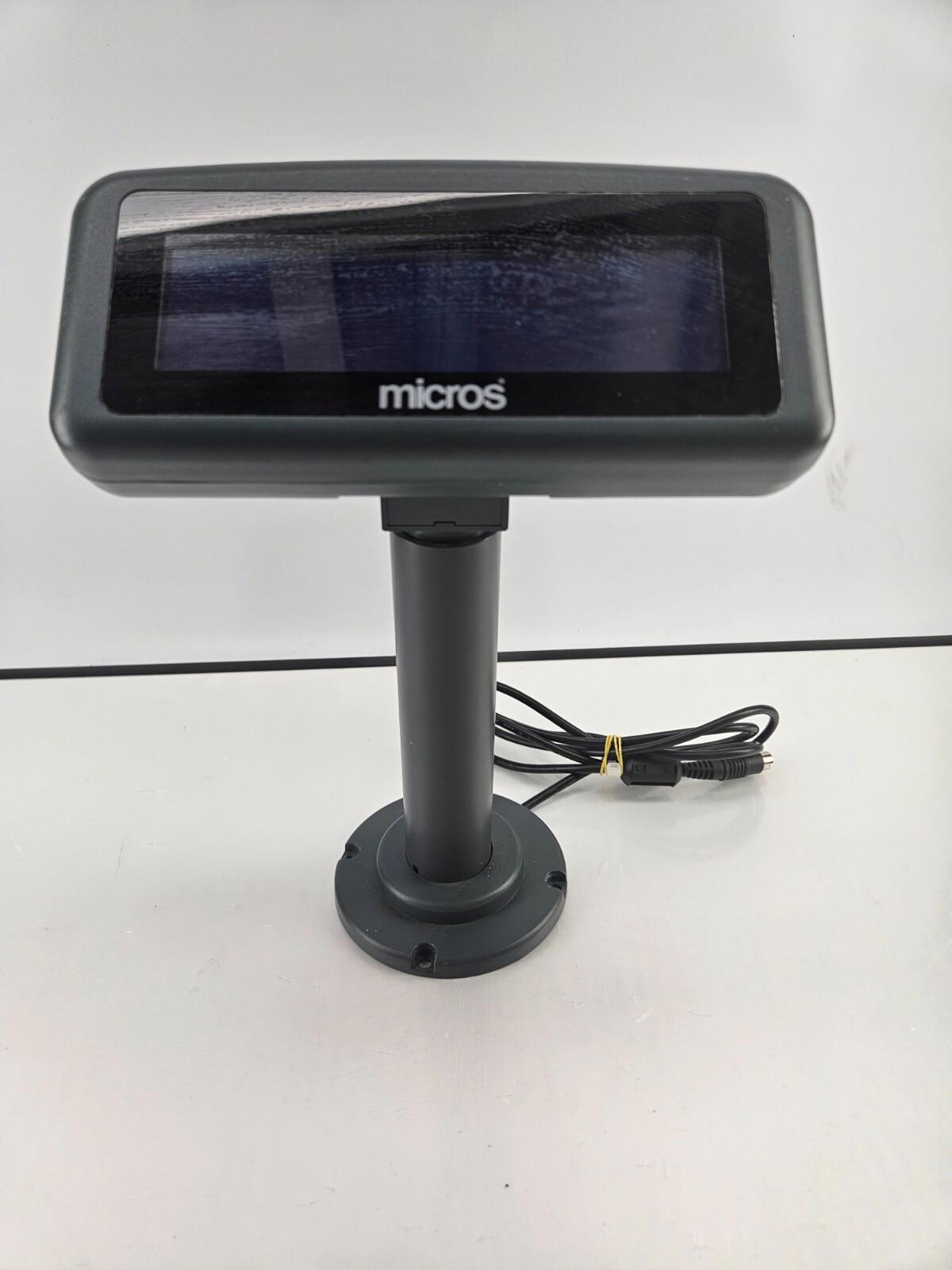 Micros LCD Pole Display - 500827-101 - Not Tested