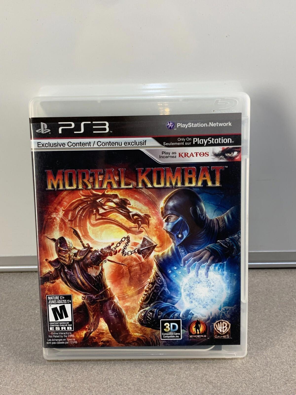Mortal Kombat (PlayStation 3, 2011, PS3) CIB