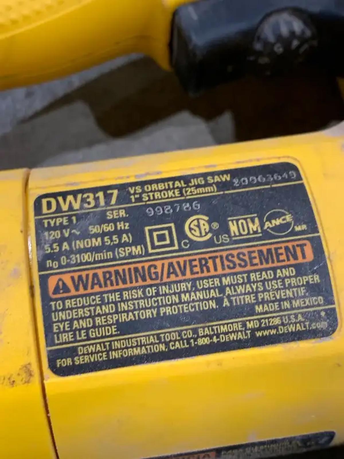 DeWalt Jig Saw