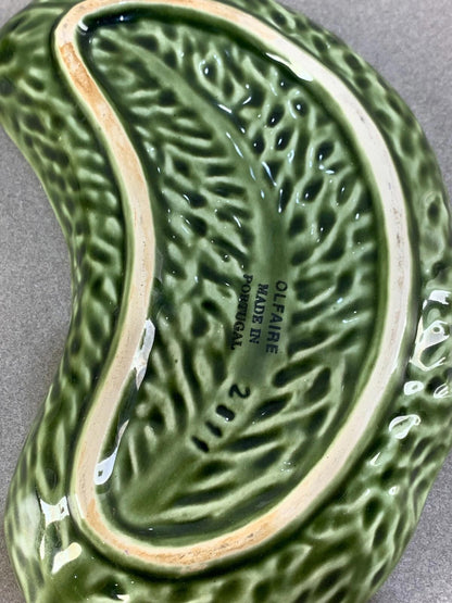Olfaire Green Cabbage Serving Bowl Made In Portugal