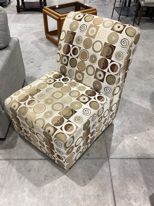 Armless accent chair