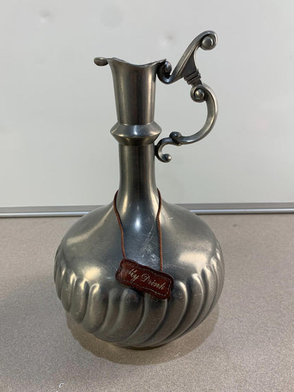Antique carafe ewer reines zinn edeltin pure pewter real pewter Holland