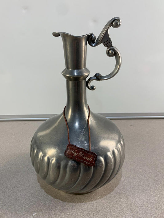 Antique carafe ewer reines zinn edeltin pure pewter real pewter Holland