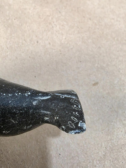 Vintage Inuit Art Eskimo hand carved Seal