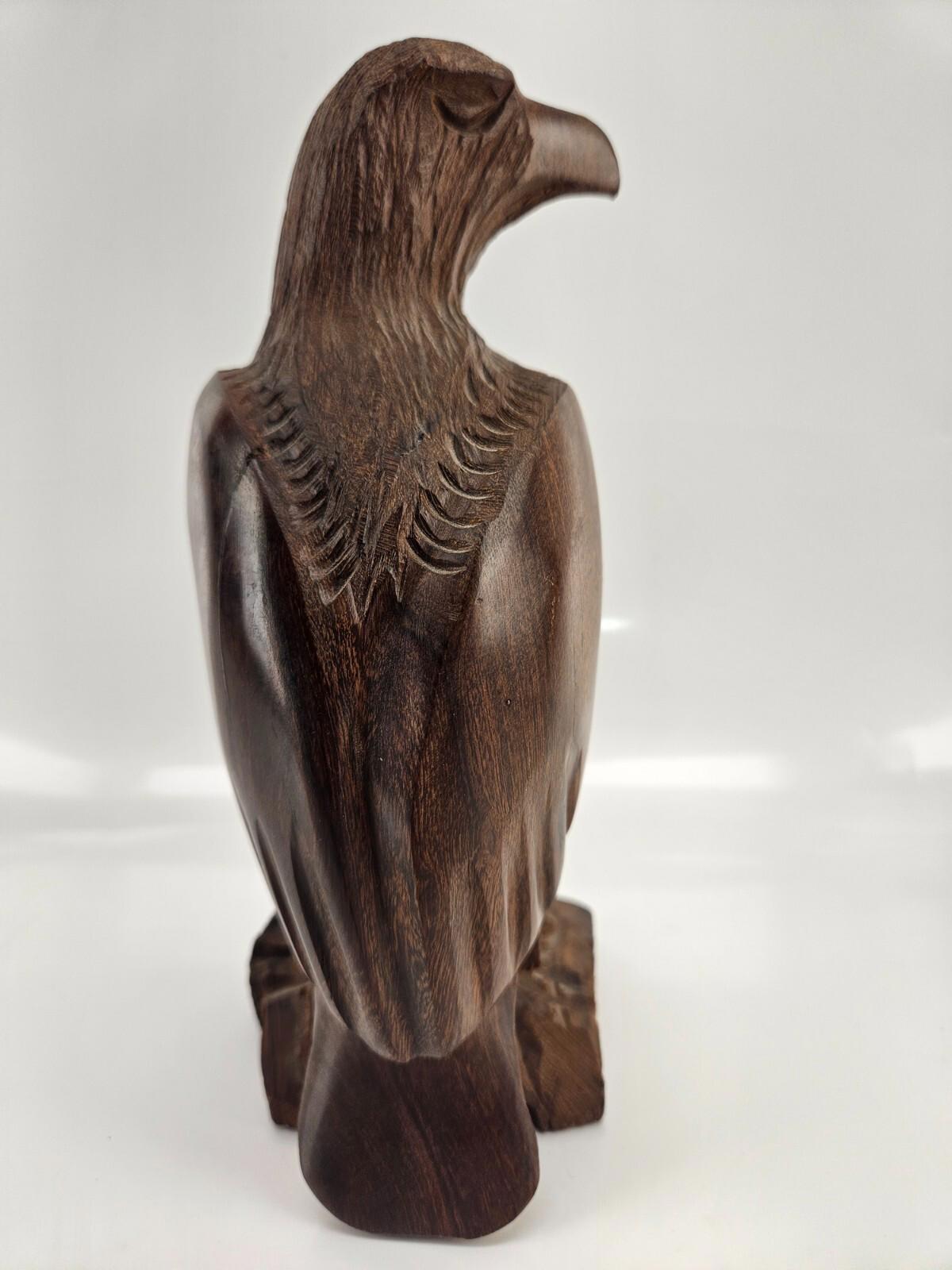 Hand Carved Wooden Eagle 8.5"