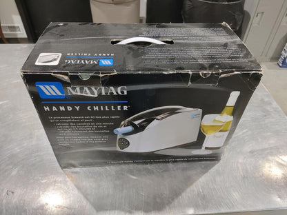 Brand New In Box Maytag Handy Chiller HC-01 Electric Drink Chiller/Cooler Silver