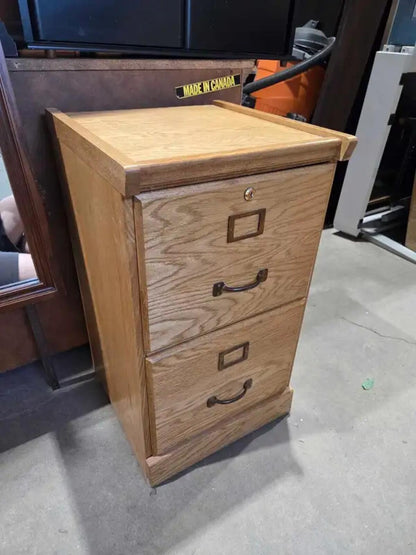 Vintage Wooden File Cabinet