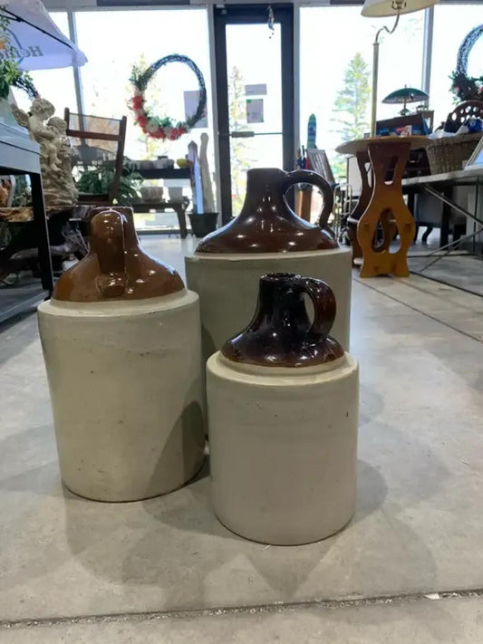 Stoneware Jugs - set of 3