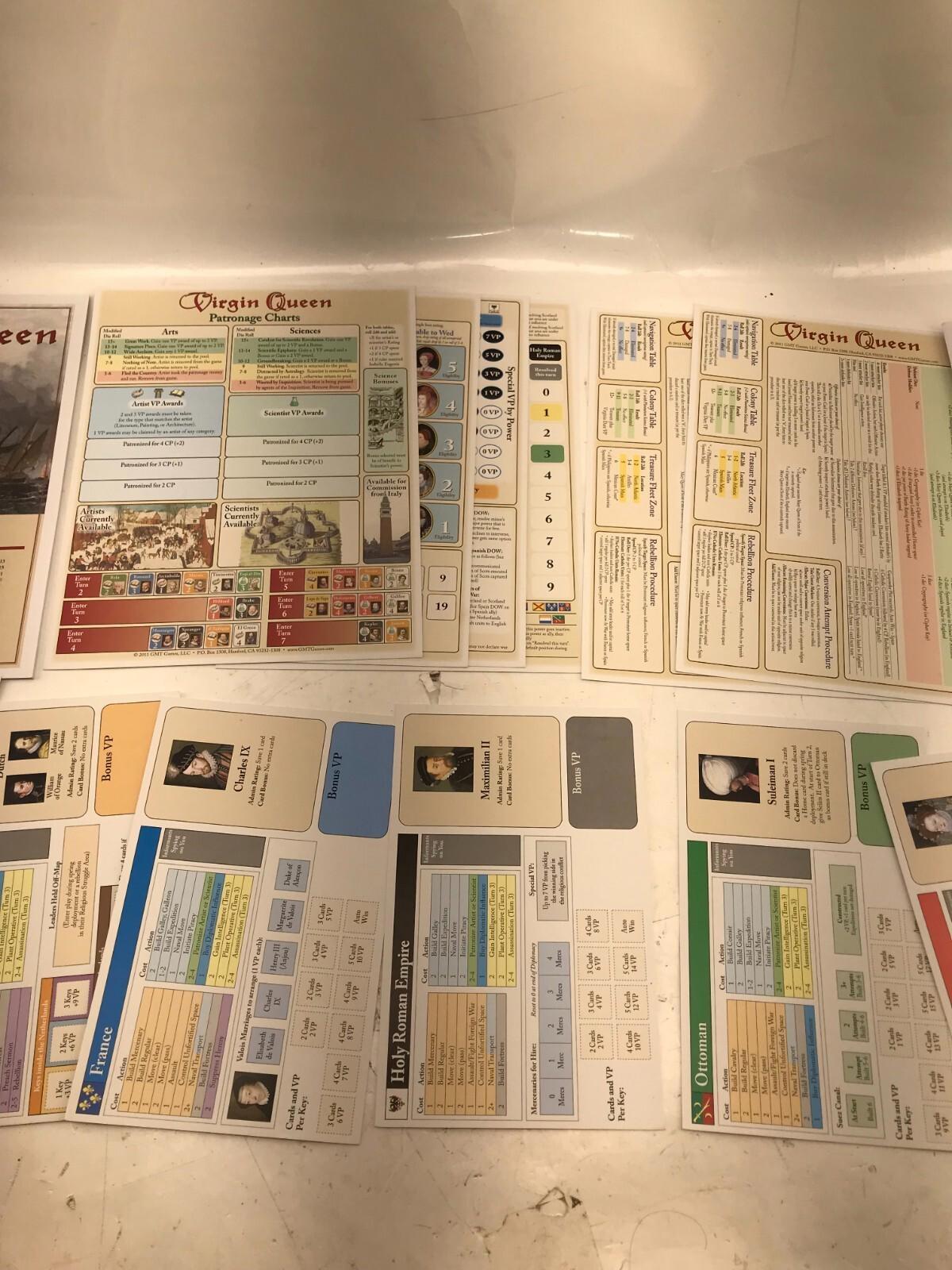 GMT Card-Driven Game Virgin Queen - Wars of Religion, 1559-1598