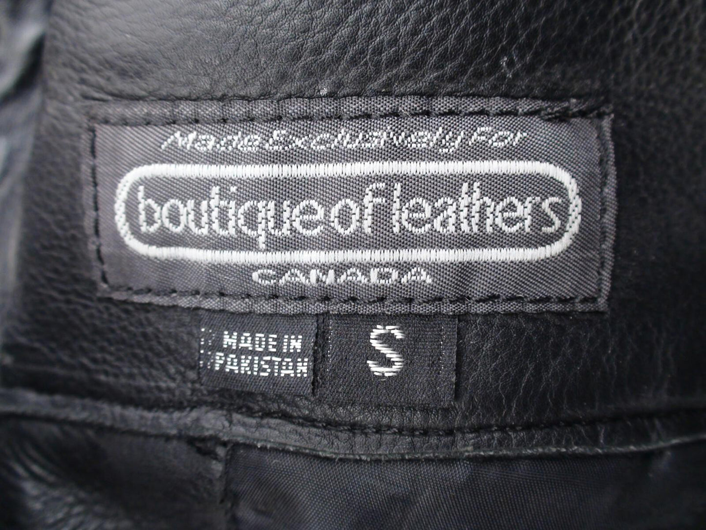 Motorcycle Riding Pants | Size Small | Boutique of Leathers | Canada | Black |