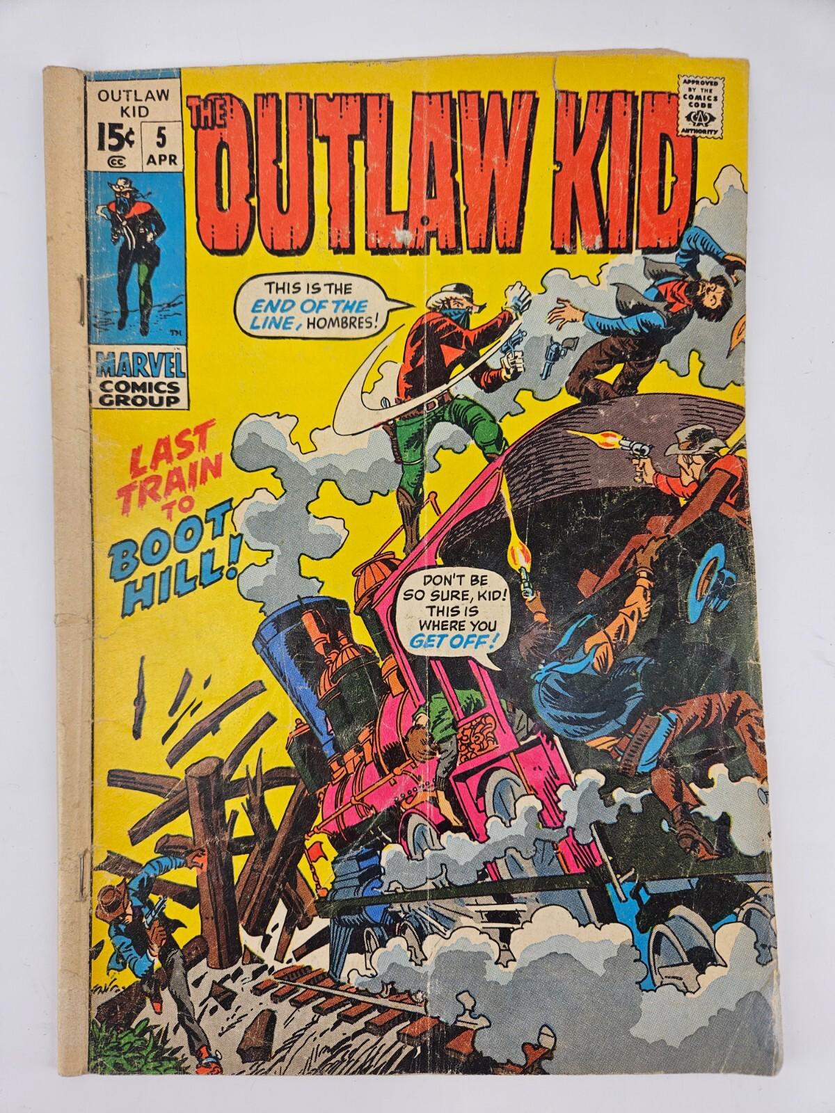 Marvel The Outlaw Kid # 5 Bronze Age Comic Book