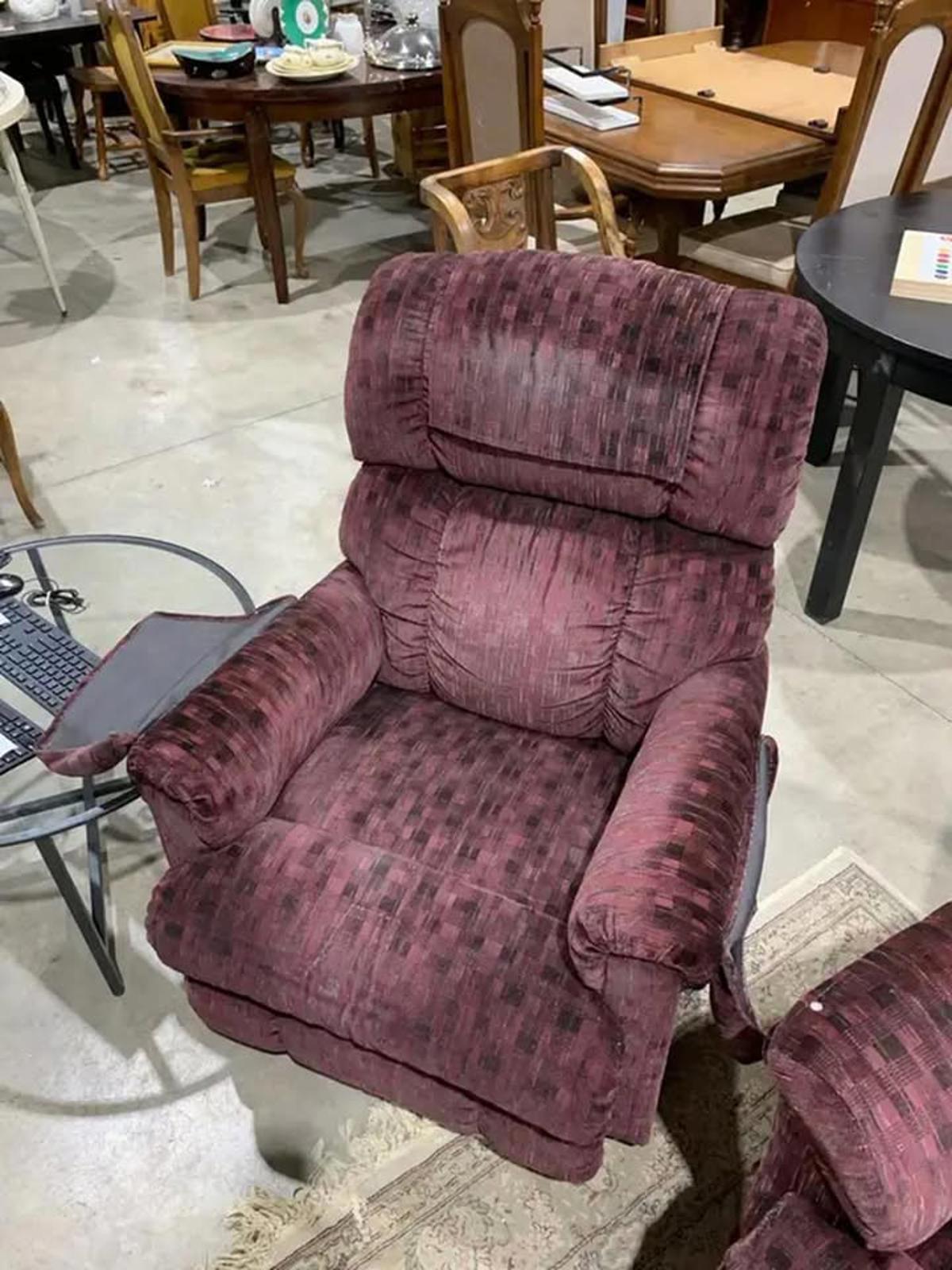 Canapé inclinable et fauteuil vintage de style Lazy-boy