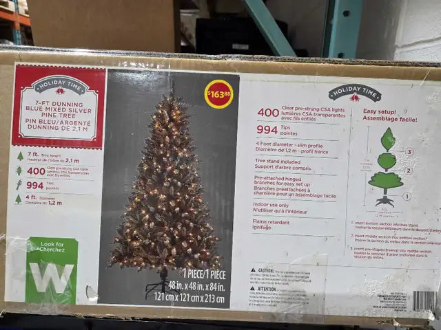 Holiday Time 7ft Prelit Christmas Tree