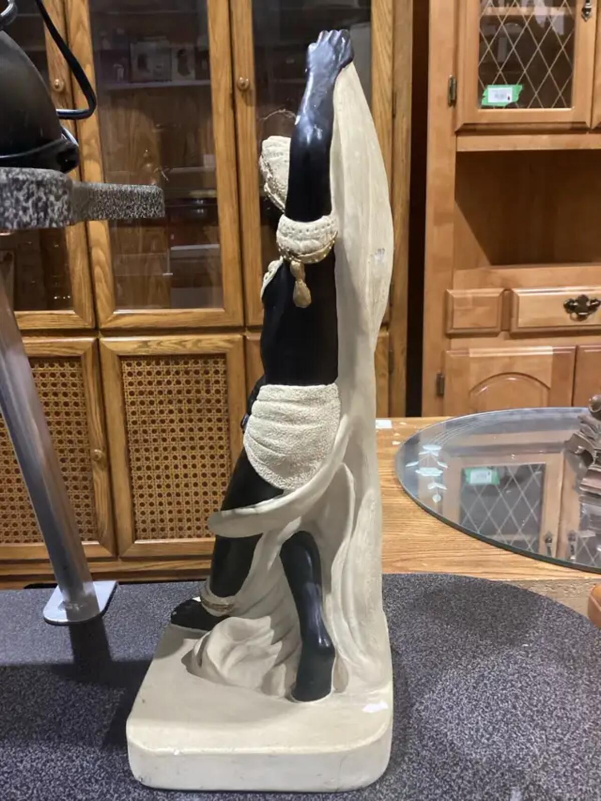 Favorware Chalkware Vintage Collectable Ballet Dancer Statue
