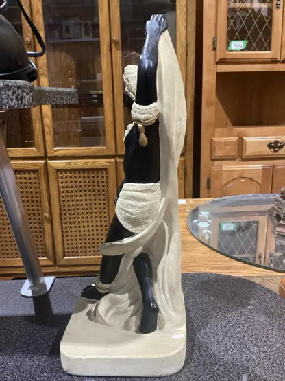 Favorware Chalkware Vintage Collectable Ballet Dancer Statue