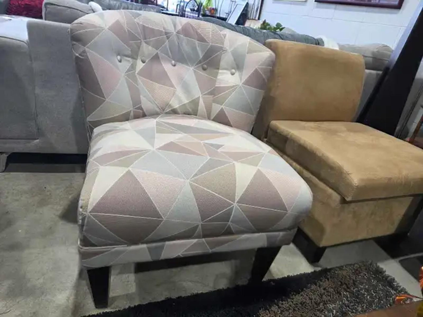 L.A. Z. Boy Armless Accent Chair