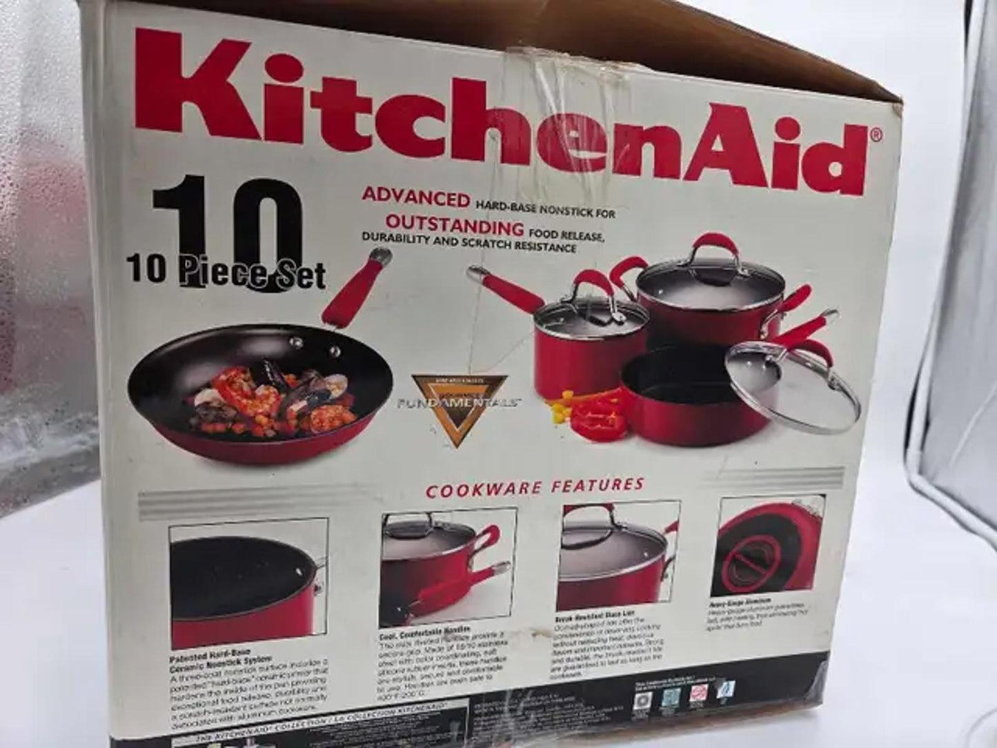 Brand New! KitchenAid 10-Piece Cookware Set