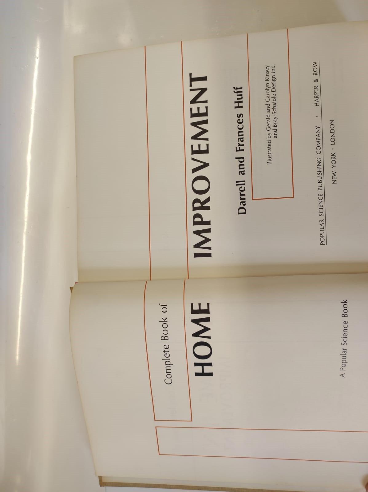 1973 Vintage Book "Complete Book of Home Improvement"