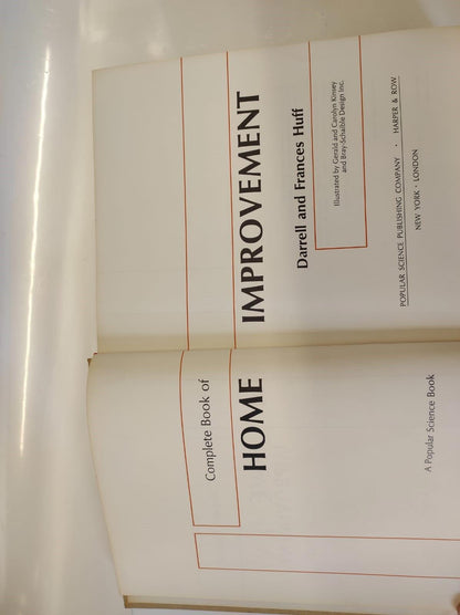 1973 Vintage Book "Complete Book of Home Improvement"