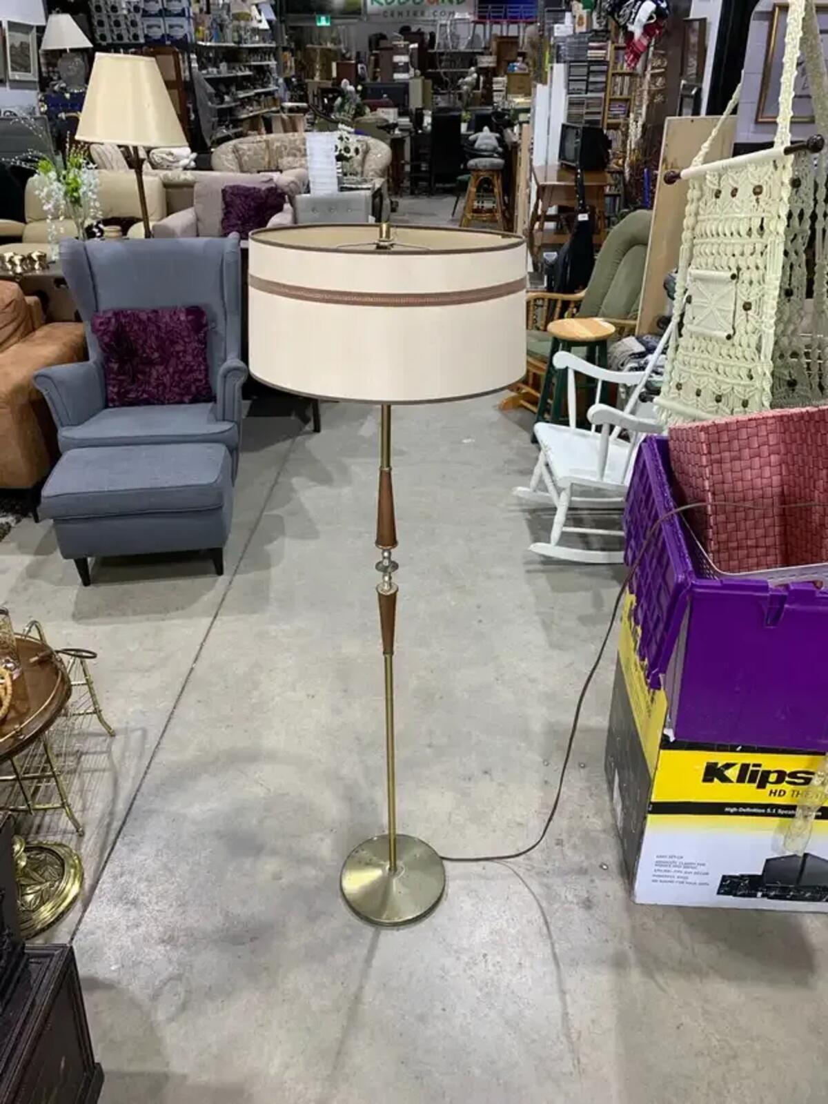 MCM Floor Lamp 57”