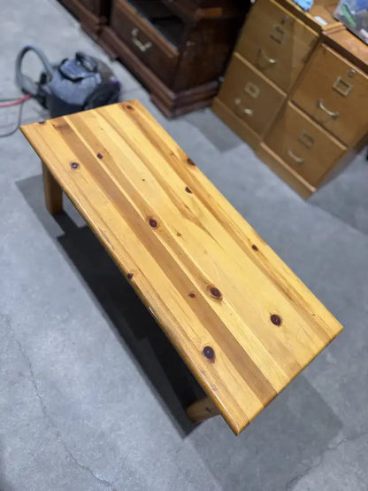 Long Wood Coffee Table