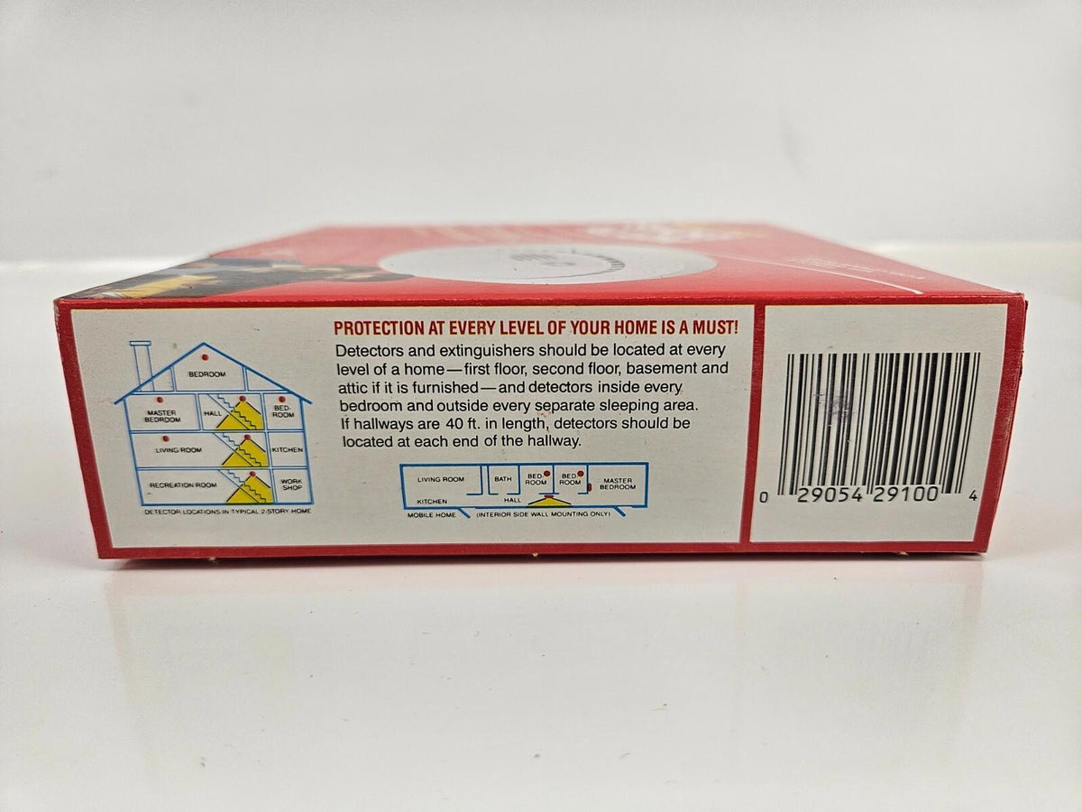 Détecteurs de fumée et d’incendie Wake N Warn avec alarme de sécurité et pile 9 V
