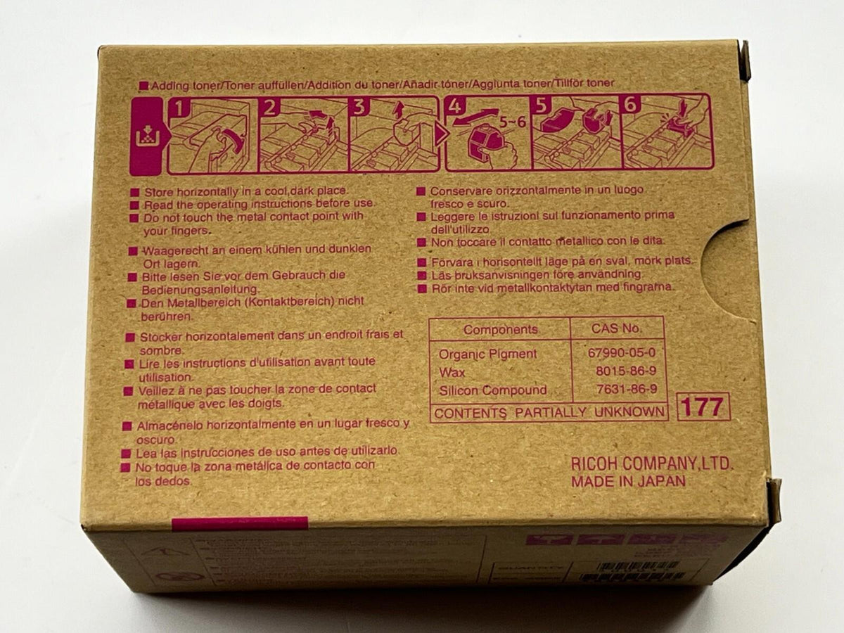 Cassette de toner couleur magenta Ricoh type R1 888342