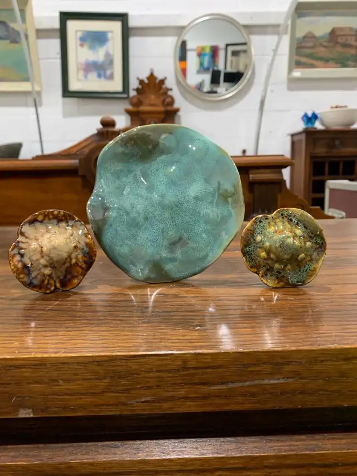 Ceramic Mushroom Figurines