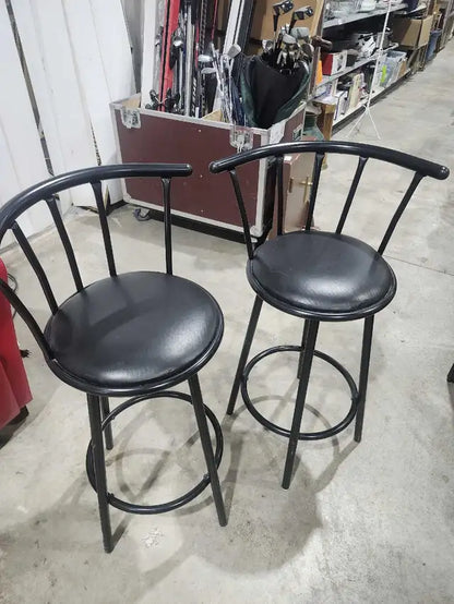 Set of 2 Swivel Bar Stools - 28"