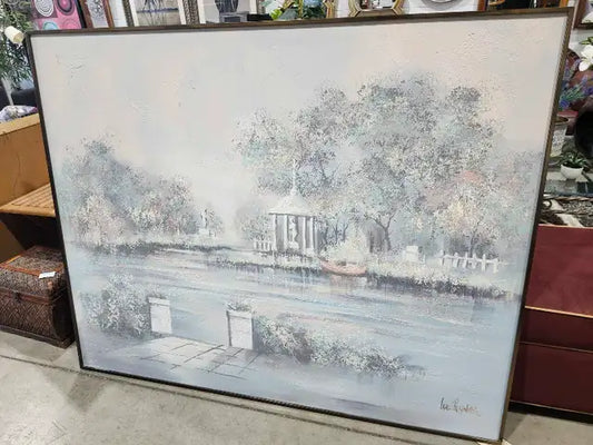 Lee Reynolds Framed Canvas Painting - 5x4ft