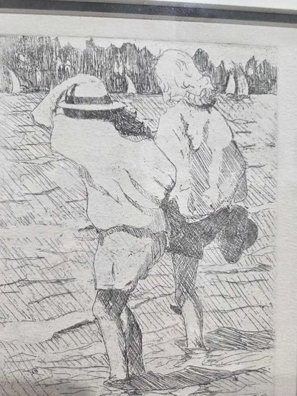 "Seabreeze" Etching Art by Canadian artist Ron Hedrick - 18/75