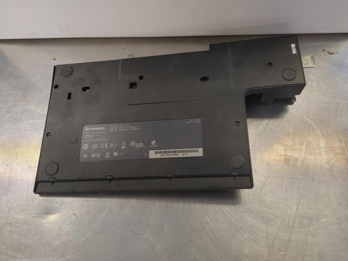 Good Condition Lenovo Laptop Dock Type 4337 Black Tested Working