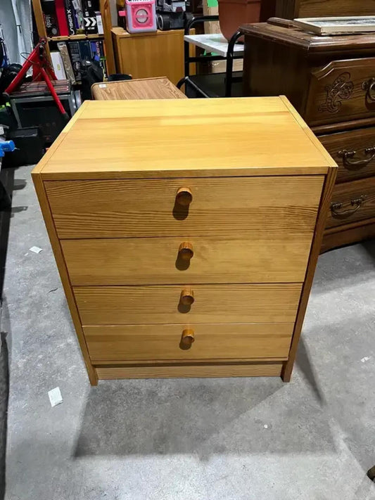 4 Drawer Wooden Dresser