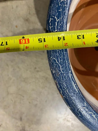 Greek inspired terracotta planter