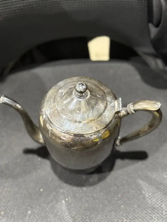 Brass Silver Plated Teapot (2 Available)