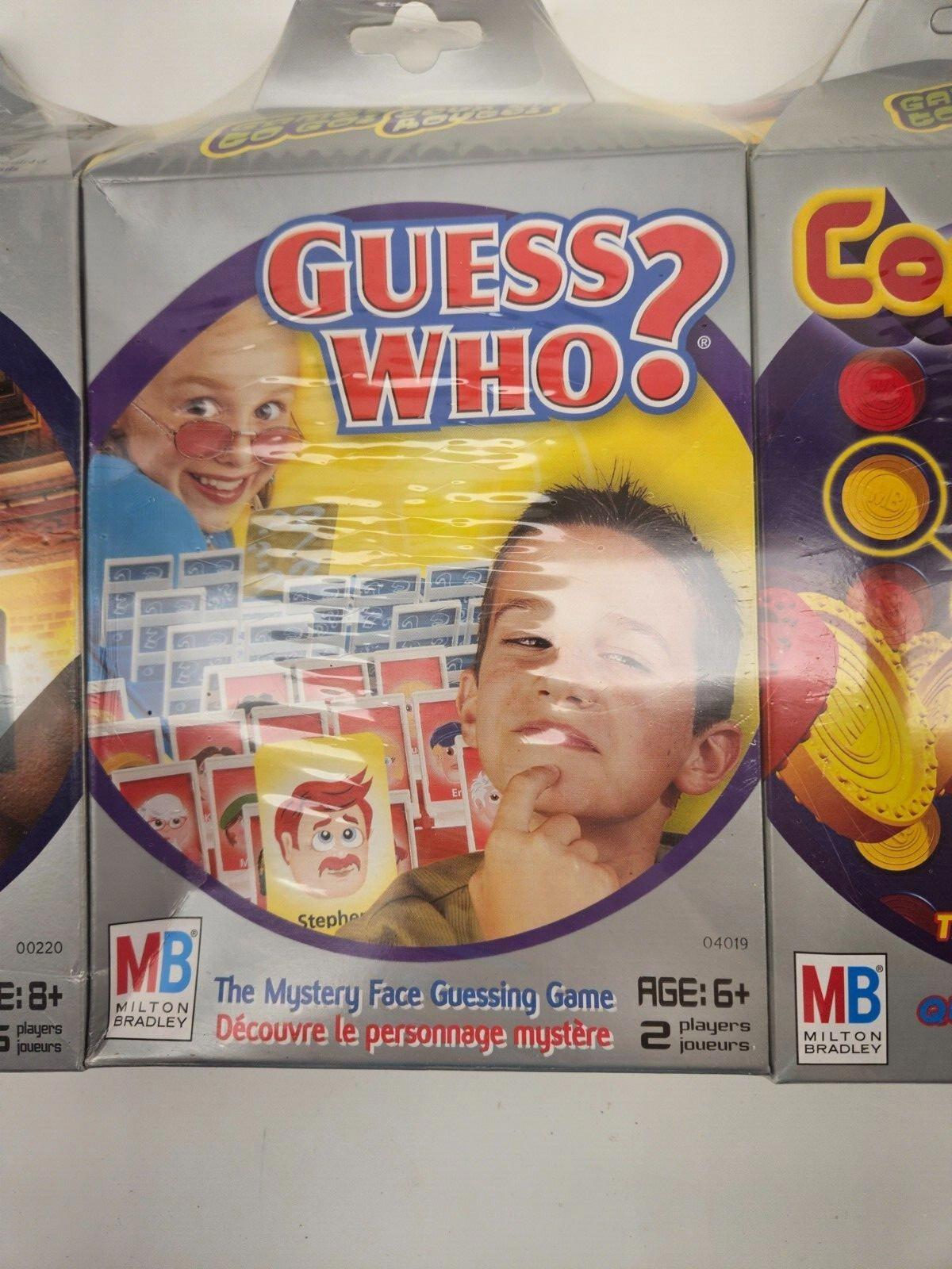 Travel Games To Go - Clue - Guess Who - Connect 4 - Monopoly