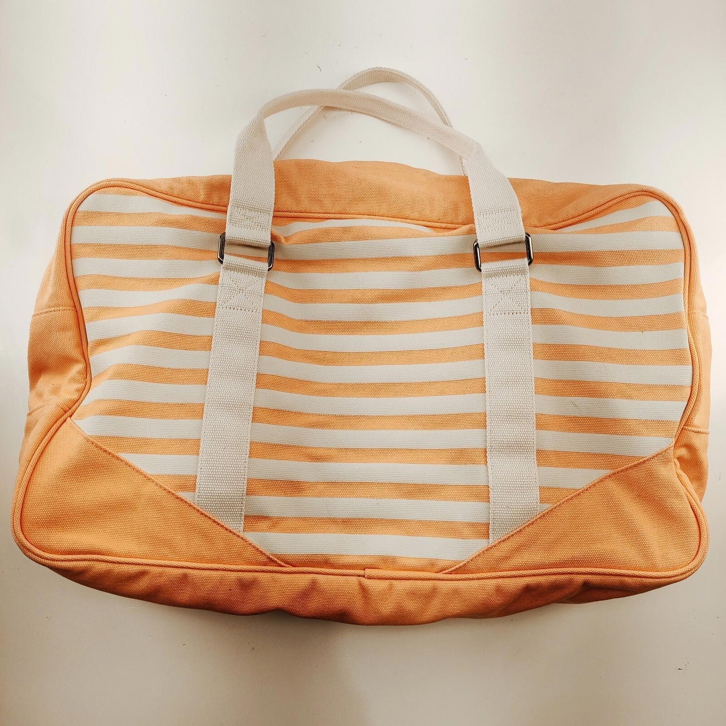 Helly Hansen Orange and White Striped Duffle Bag