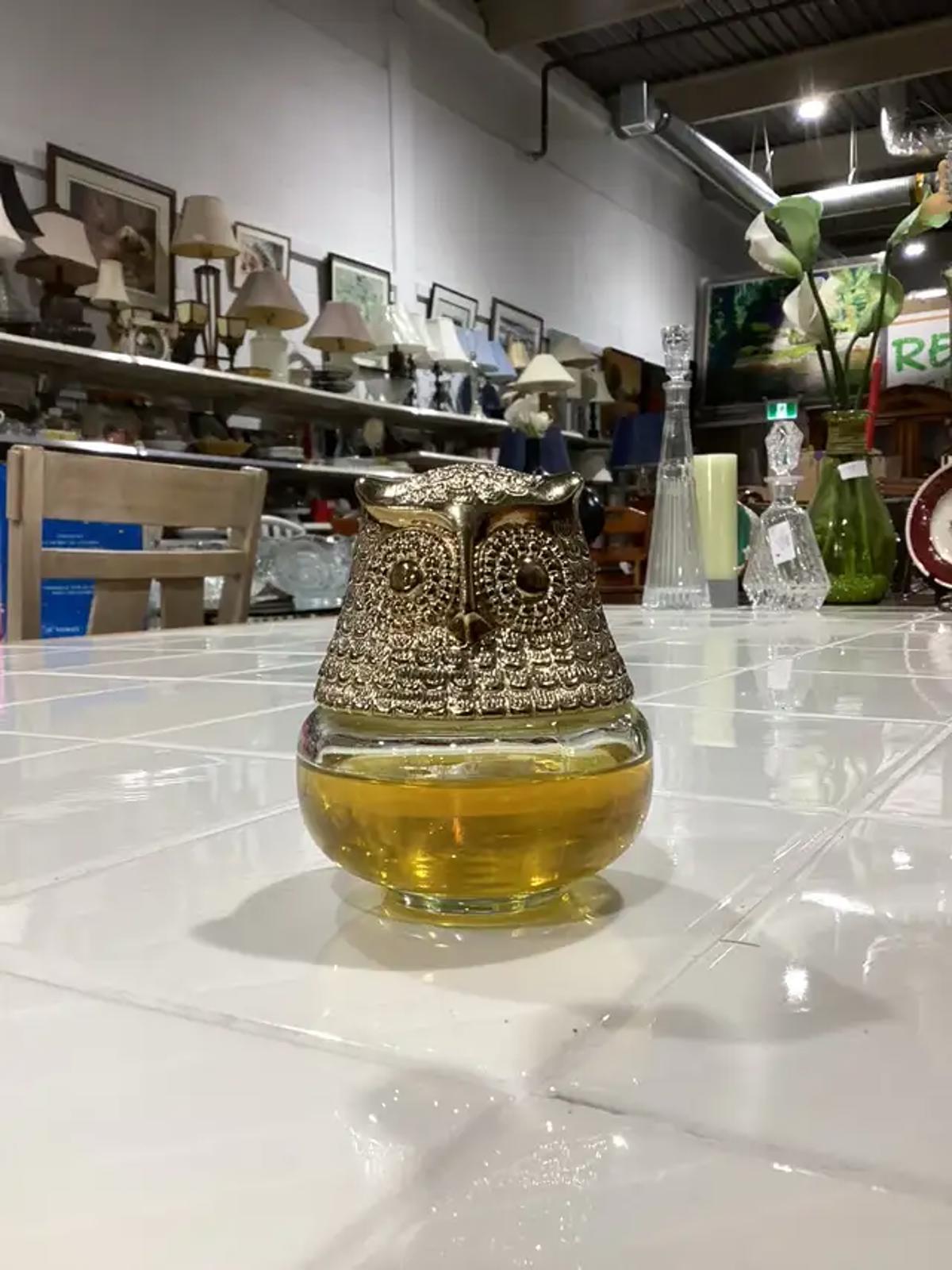 Golden Owl Ornamant