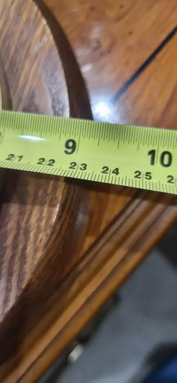 Ronsie Oak Wood Wall Clock 9"