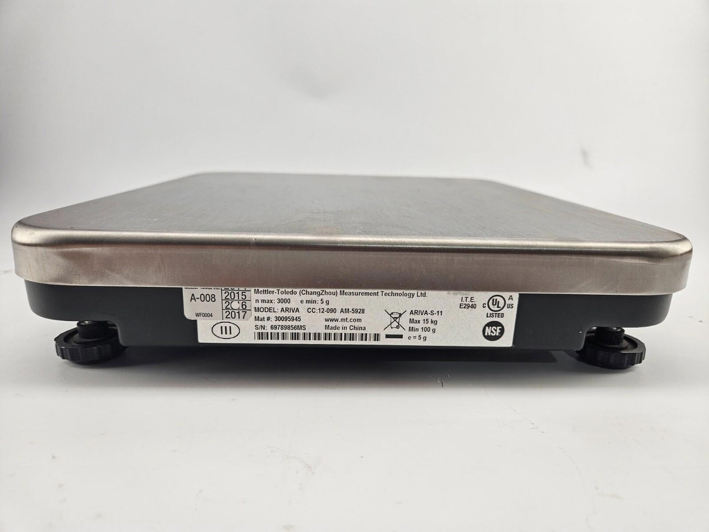Used Mettler Toledo ARIVA CC 12-090 Measurement Technology *Not Tested*