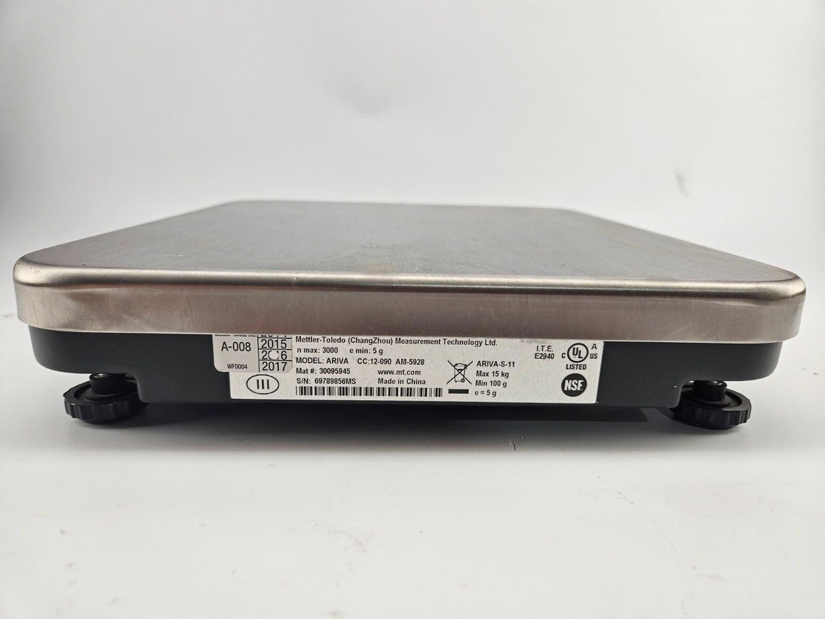 Used Mettler Toledo ARIVA CC 12-090 Measurement Technology *Not Tested*