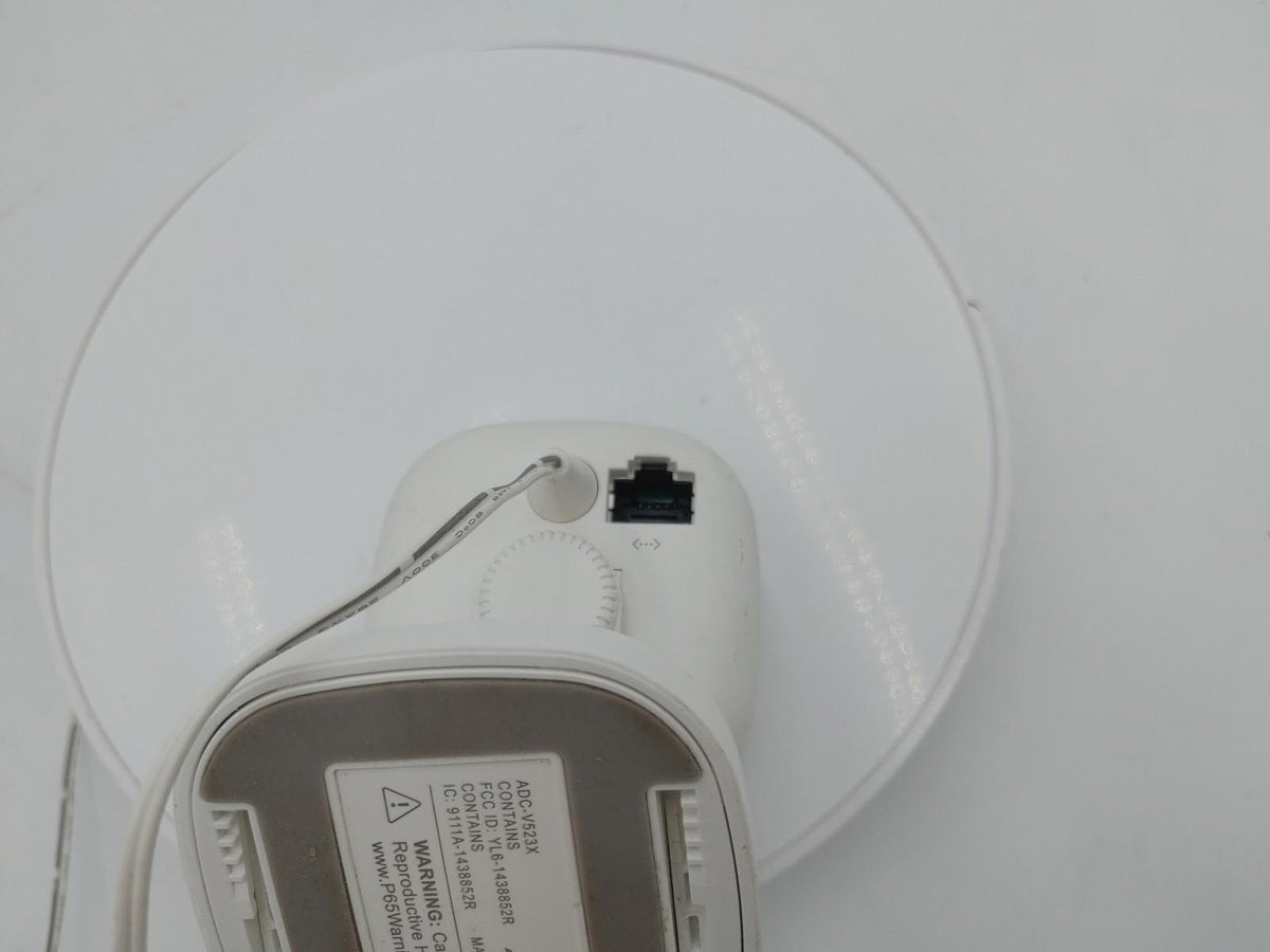 Bon état Caméra de sécurité ADC-V523X blanche Testée et fonctionnelle avec bloc d’alimentation