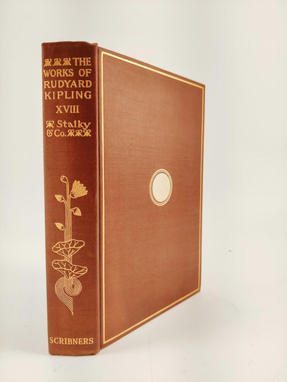 The Works of Rudyard Kipling XVIII Antique HC Book 1911 Scribners