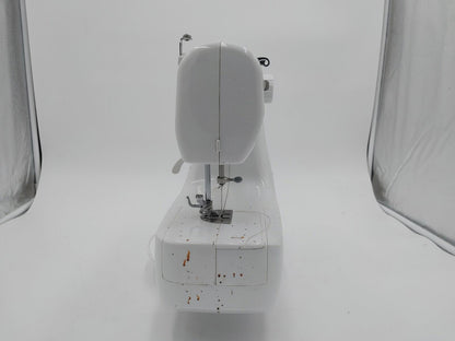 Euro-Pro X Sewing Machine Model 464XC White Tested Working w/ PSU - Fair