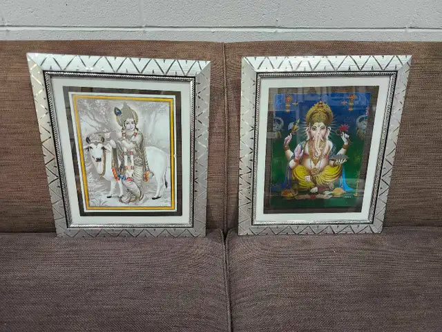 Framed Hindu Themed Art
